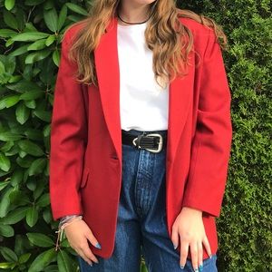 🍒 vintage wool suit blazer jacket 🍒
